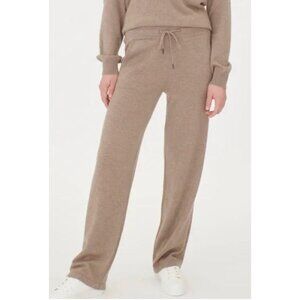 Gobi 100% Cashmere Straight Leg Neutral Lounge Pants-sz 2XL